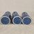 Libbey Glass Co. 1970s Hollywood Regency Libbey Blue Ceramic Tiki Mugs - Set of 3 For Sale - Image 4 of 10