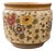 Italian Ceramic Jardinière with Floral Decoration, 2003 For Sale