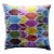 Contemporary Turkish Multi Colors Velvet Silk Ikat Pillow For Sale