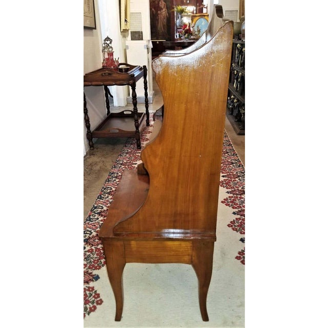 Auburn Pair of 18c Country French Cherrywood Open Shelved Side Tables For Sale - Image 8 of 11