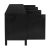 Black NOIR Weston Sideboard, Hand Rubbed Black with Light Brown Trim For Sale - Image 8 of 10