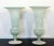 For your consideration is a breathtaking pair of glass vessels or vases, made in Italy, by Seguso Vetri D'Arte, circa the...