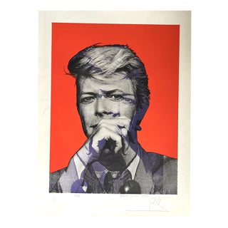 Philippe Ledru, David Bowie, Lithograph For Sale