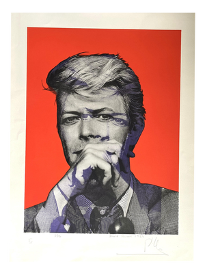 Philippe Ledru, David Bowie, Lithograph