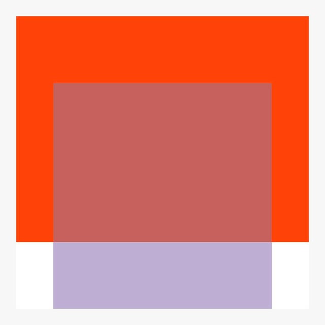 Contemporary The Interaction of Orange and Brilliant Lavender Fine Art Print 35" X 45" by Liz Roache For Sale - Image 3 of 6