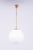 Mid-Century Czech Brass Pendant Light attributed to J. Kamenický Šenov, 1960s For Sale - Image 9 of 9