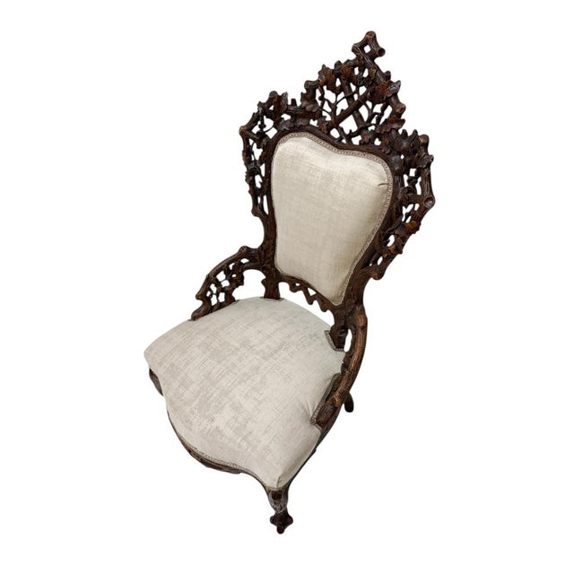 Black Forest Walnut Armchair by Matthijs Horrix for Horrix For Sale - Image 5 of 12