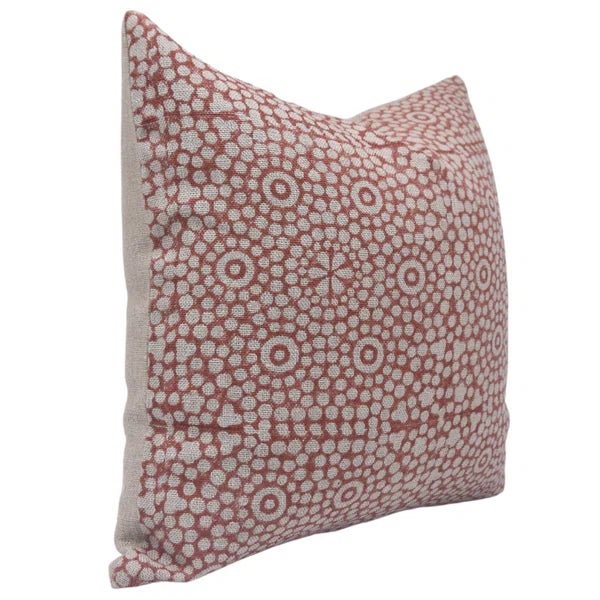 Add a touch of artisanal charm to your space with this handmade block print cushion cover from Fabdivine. Crafted from...