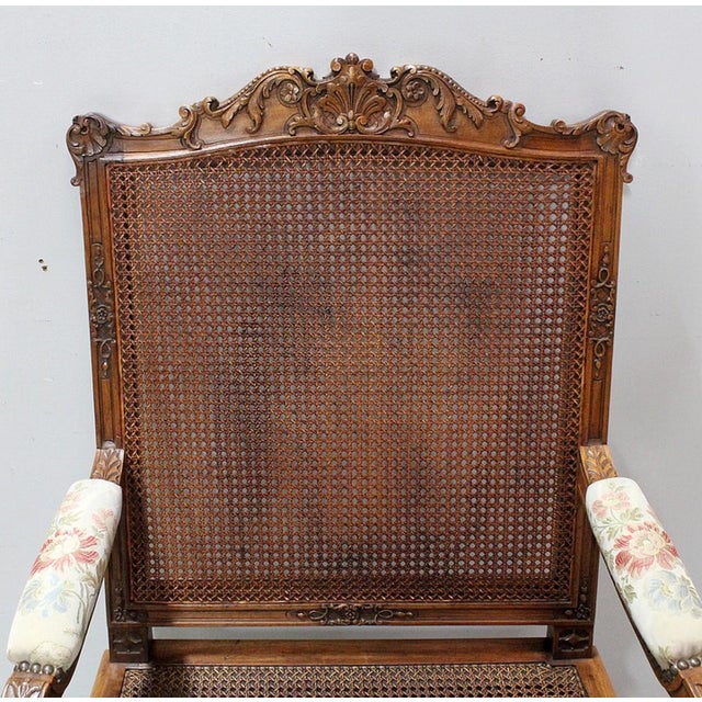 1920s Set of Regency Chairs in Walnut, 1920s For Sale - Image 5 of 18