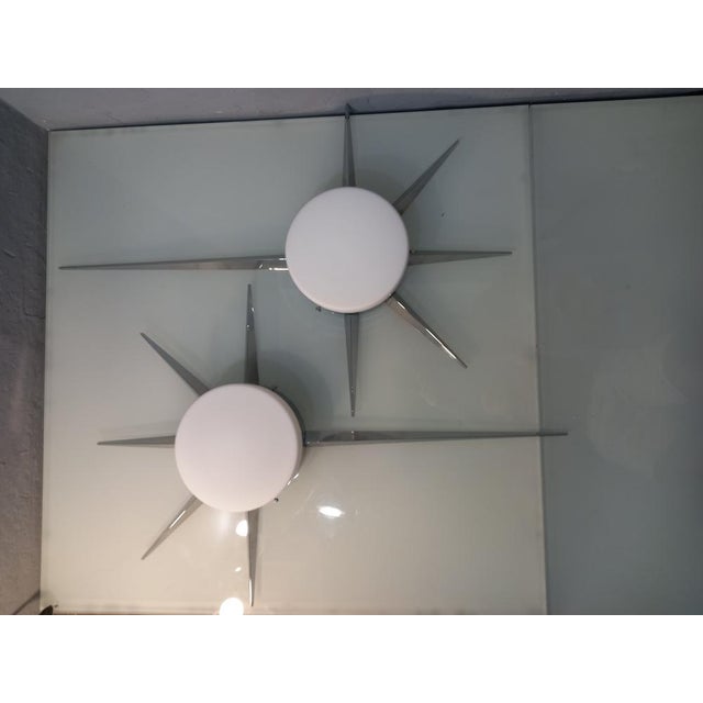 Stella Cometa Wall Sconce in Chrome in the style of Gio Ponti For Sale - Image 15 of 15