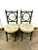 Black 19th Century Green and Gold Bentwood Chairs with Heavy Patination - A Pair For Sale - Image 8 of 9