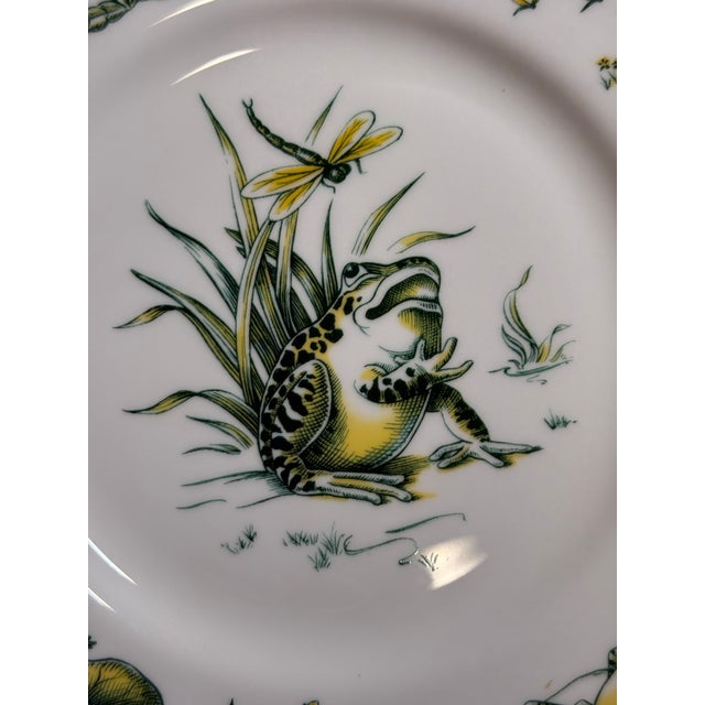 Tiffany & Co Bone China 3 Piece Child’s Dining Set “Pond” Pattern For Sale - Image 12 of 12