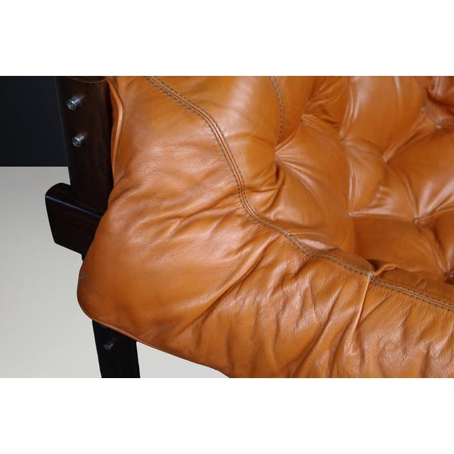 MP-41 Lounge Chairs in Cognac Leather by Percival Lafer, 1970s, Set of 2 For Sale - Image 11 of 18