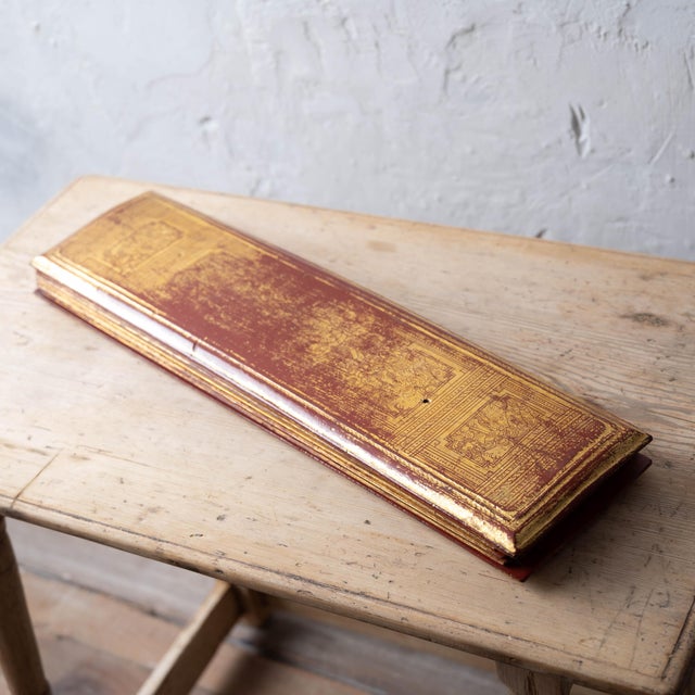 Burmese Kammavaca Lacquer Manuscript, c.1880 For Sale - Image 10 of 12