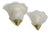Shell Shaped Glass Wall Lights in the style of La Murrina, 1980s, Set of 2 For Sale