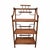 Chinoiserie Vintage Petite Pagoda Rattan and Seagrass Bookcase Etagere For Sale - Image 3 of 10