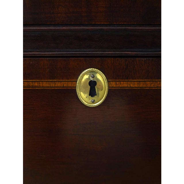 Councill Craftsmen Inlay Mahogany Bedroom Armoire Cabinet For Sale - Image 14 of 18