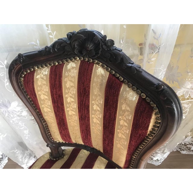 Set of 19th Century Black Side Chairs For Sale - Image 11 of 18