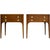 Mid Century French Directoire Mahogany Leather Side Tables by Heritage Henredon - A Pair For Sale - Image 13 of 13