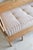Late 19th Century 19th C Swedish Bench, Custom Ian Mankin Ticking Stripe French Mattress For Sale - Image 5 of 11