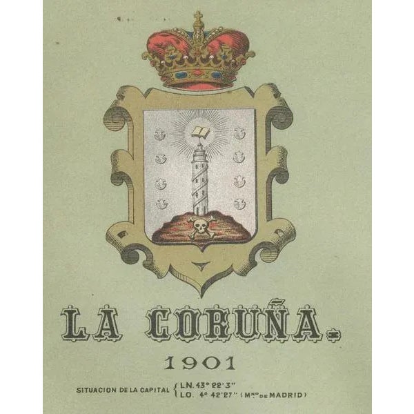 Paper A Cartographic View of Galicias Maritime Province, 1901 For Sale - Image 7 of 8