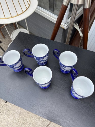 1990s Bombay Mugs- Set of 5 Mugs & Cups