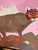 “Belly Full of Deer” Mountain Lion Painting by LWren Walraven For Sale - Image 4 of 14