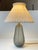 Art Deco Grey Ice Flower Glass Table Lamp by Jacob E. Bang for Holmegaard, 1920s For Sale - Image 12 of 14