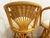 1980s Vintage Coastal Style Wicker Rattan Swivel Stools. Set of Three, Circa 1980s For Sale - Image 5 of 6