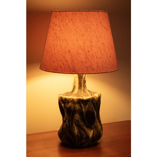 Danish Ceramic Table Lamp For Sale - Image 9 of 10