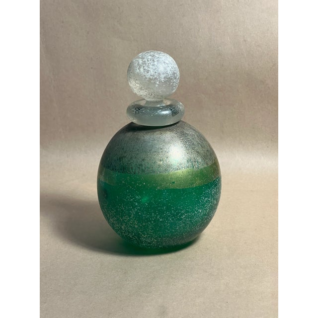1970s Gambaro and Poggi Murano Scavo Scent Bottle For Sale In San Francisco - Image 6 of 6