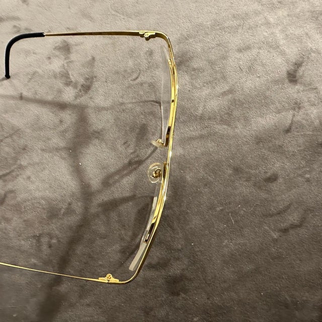 Gold 1980s High Quality Vintage Italian Sunglasses by Gianfranco Ferrè For Sale - Image 8 of 8