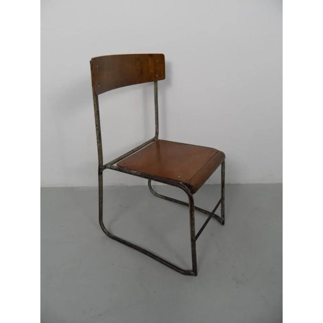 Glass Industrial Children's Chair, 1950s For Sale - Image 7 of 7