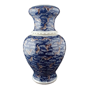 Chinese Porcelain Fu Bats Fengweizun