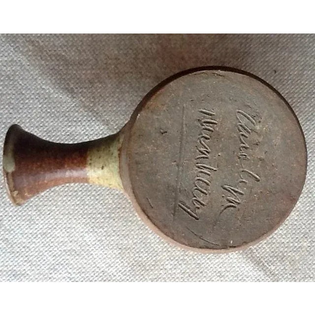 Contemporary Vintage Studio Pottery Sauce or Gravy Dish For Sale - Image 3 of 5