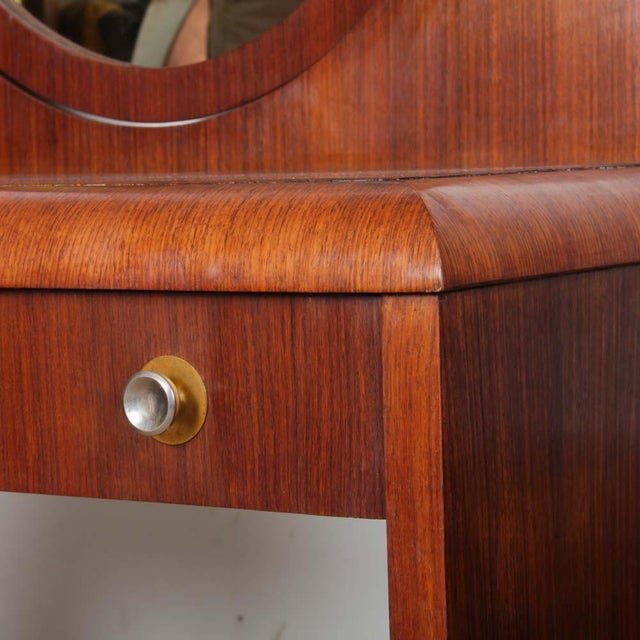 Brown Art Deco Mahogany Dressing Table, 1930s For Sale - Image 8 of 9