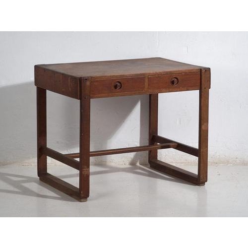 Antique Japanese Tsukue Writing Desk in Wood For Sale - Image 11 of 12