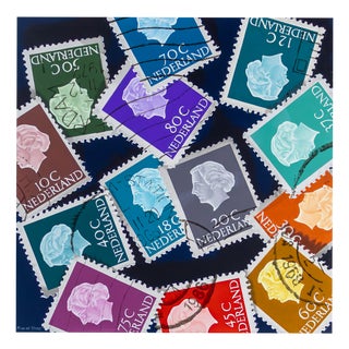 Rob De Vries, How Much Should There Be on a Letter?, Oil on Canvas For Sale