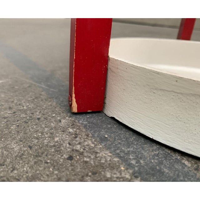 Mid-Century Space Age Metal and Wood Umbrella Stand, 1960s For Sale - Image 18 of 18