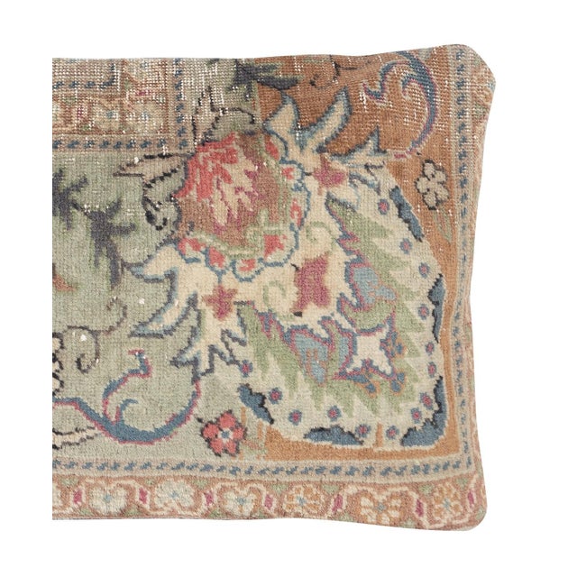 Traditional 13"x24" Rustic Wool Cushion Cover. Handmade Toss Pillow. Vintage Accent Pillow For Sale - Image 3 of 4