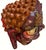 Vintage Nepal Newar Bhairava Clay Fiber Deity Wall Mask 13" For Sale - Image 10 of 13