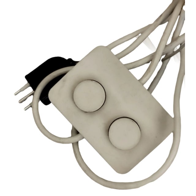 1970s Chromed Metal and Murano Glass Floor Lamp, Italy, 1970s For Sale - Image 5 of 8