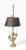 Brass Vintage French Bouillotte Table Lamp For Sale - Image 8 of 12