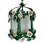 Vintage Floral Tole Lantern For Sale