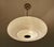 Metal Art Deco Pendant Light in Ivory Glass, 1930s For Sale - Image 7 of 18