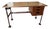 Vintage Modern Desk in Wood and Chromed Metal, 1970s For Sale