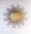 Small Spanish Gold-Leaf Gilt Metal Sunburst Fixture or Sconce, 1960s For Sale - Image 4 of 4