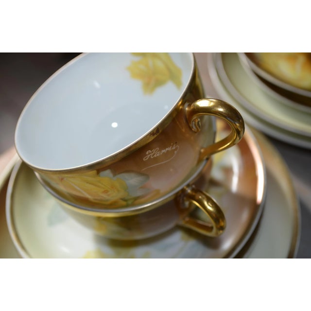 Vintage Delicate Tea Service from Harris, Set of 30 For Sale - Image 10 of 11