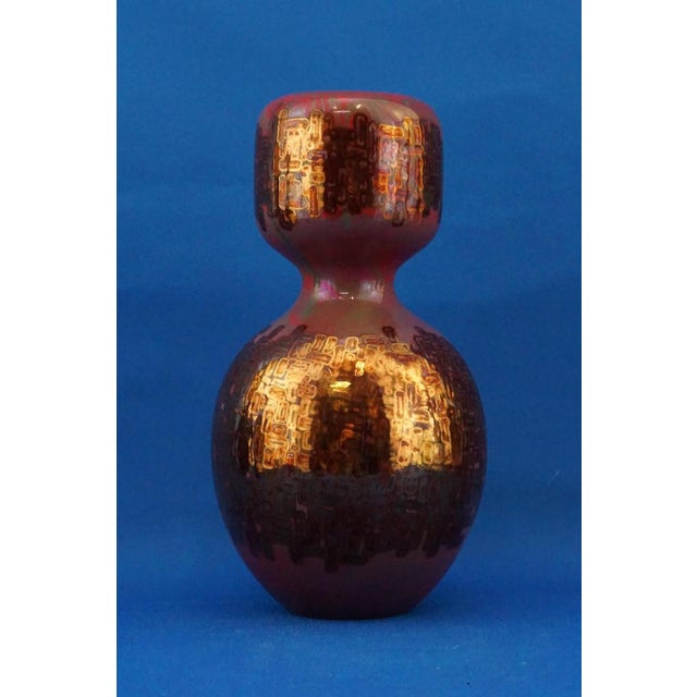 Modern Futuristic Ceramic Double-Bulb Vase by Ivo Sassi, Italy, 1950s For Sale - Image 4 of 18