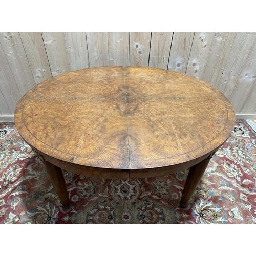 Art Deco Oval Dining Table For Sale - Image 3 of 10